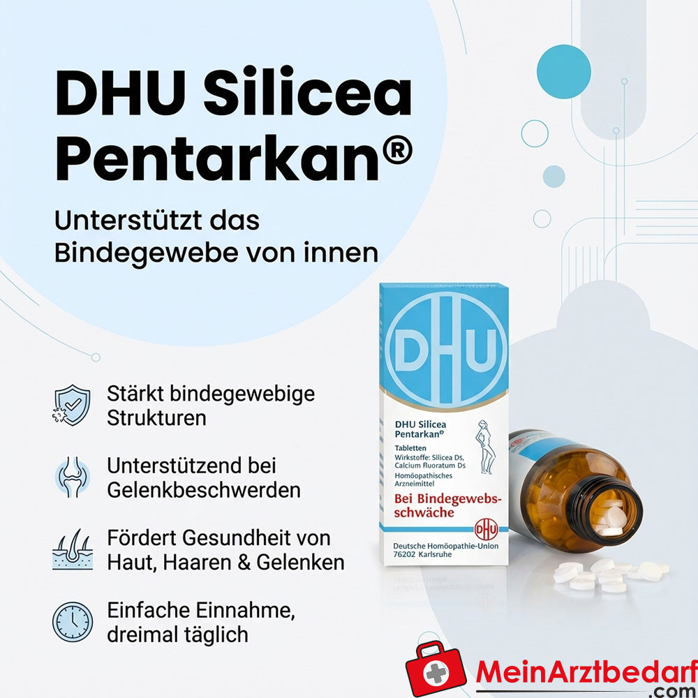 DHU Silicea Pentarkan Silicea / Calcium fluoratum Tabletten, 80 St.