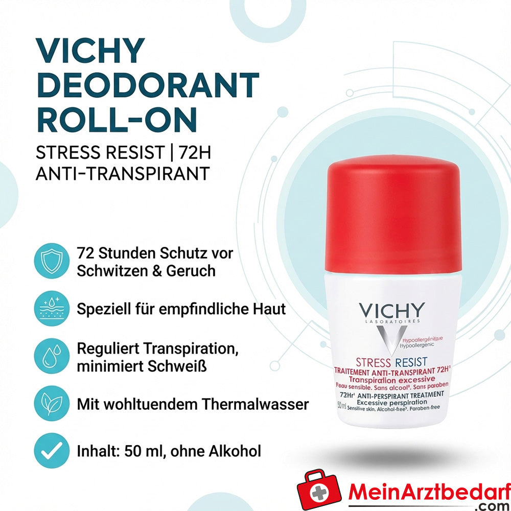 Vichy Deodorant Roll-On Aluminium Chloorhydraat Antiperspirant 50 ml