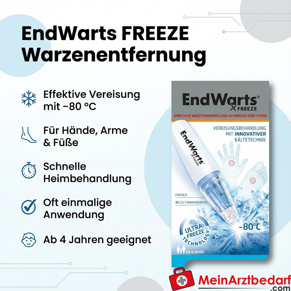 EndWarts FREEZE Vereisungsmittel Distickstoffmonoxid (N2O) 7,5 g
