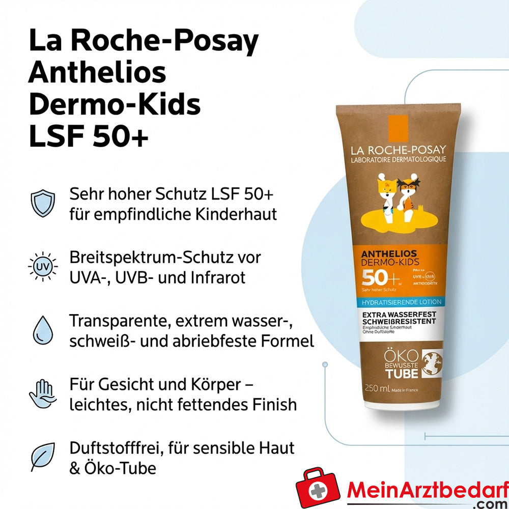 La Roche Anthelios Dermo-Kids Leche Solar FPS 50+ 250 ml para niños