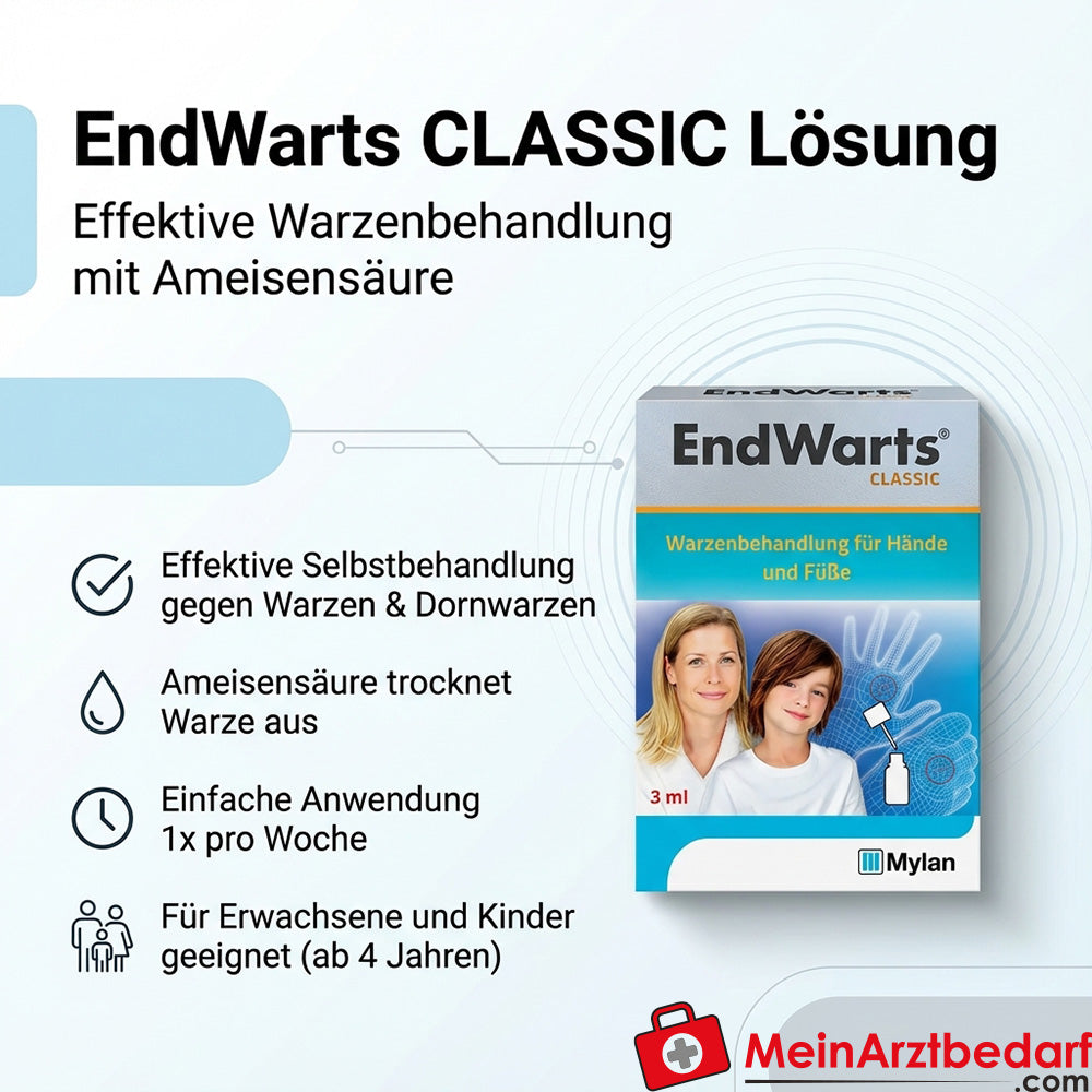 Solution d'acide formique EndWarts CLASSIC 3 ml