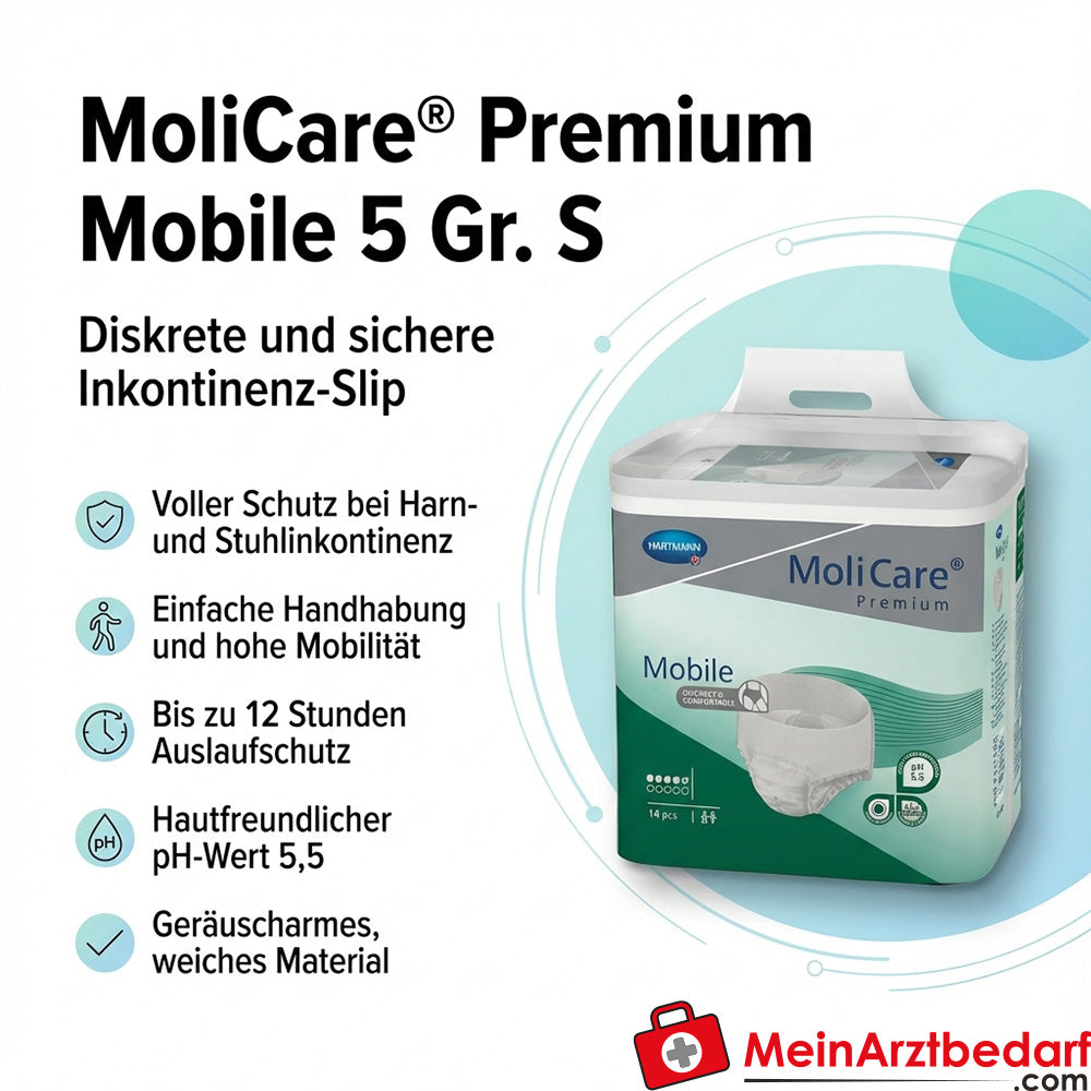 MoliCare Premium Mobile 5 maat S Incontinentietrekpleister maat S