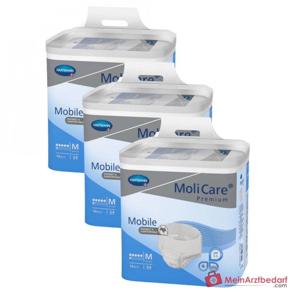 MoliCare Premium Mobile 10 Tropfen Einweghose Größe L, 14 St.