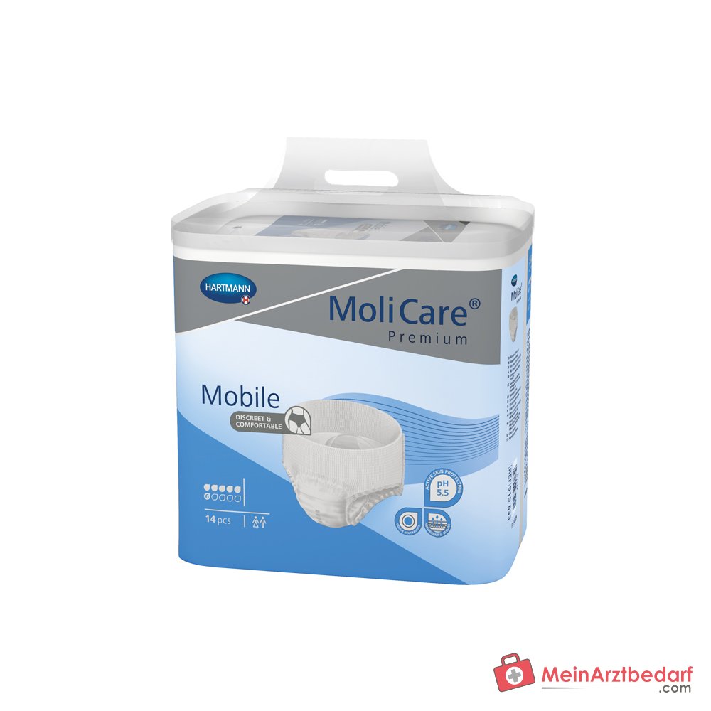 PAUL HARTMANN MoliCare Premium Mobile 8 druppel wegwerpluier, maat M, 3x14 stuks