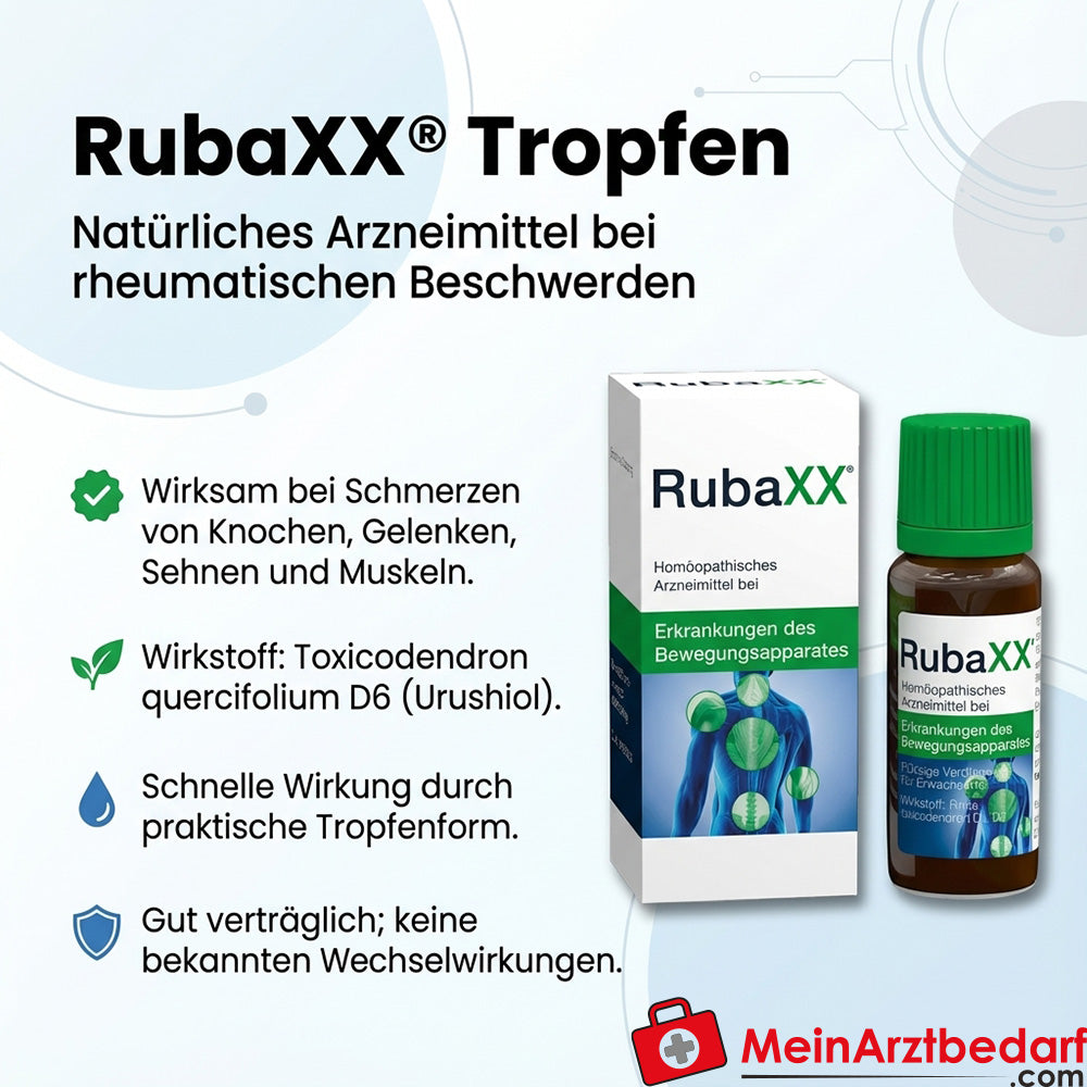 RubaXX druppels Toxicodendron quercifolium D6 30 ml