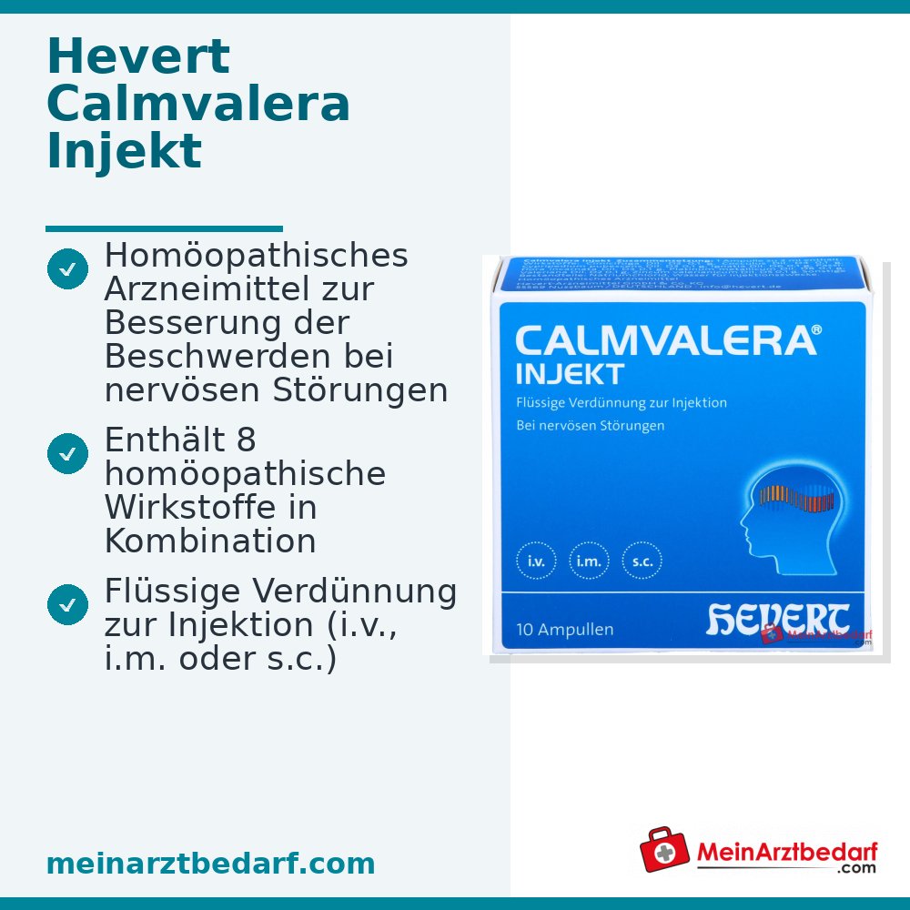 Hevert Calmvalera Injekt, 10 Ampullen