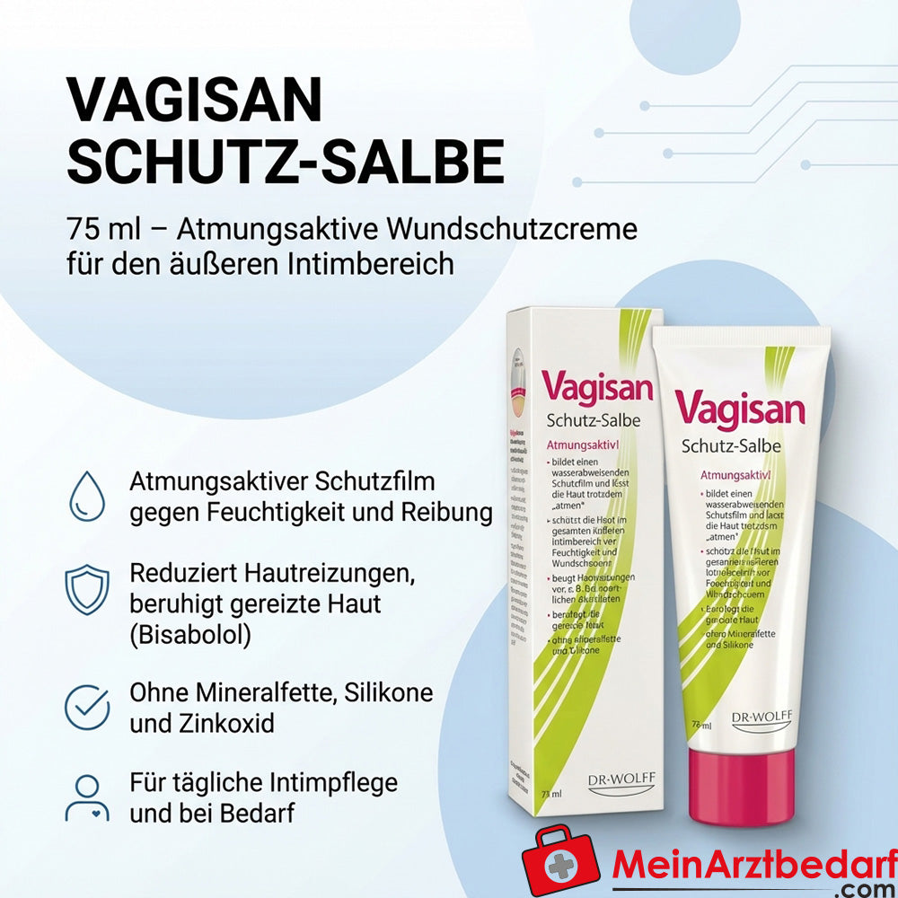 Vagisan Schutz-Salbe 75 ml Wundschutzcreme atmungsaktiv
