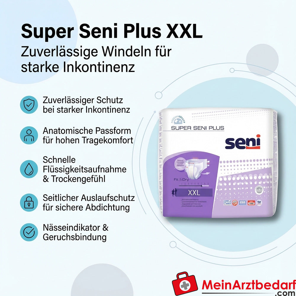 Seni Super Plus Inkontinenzhosen XXL, 10 St.
