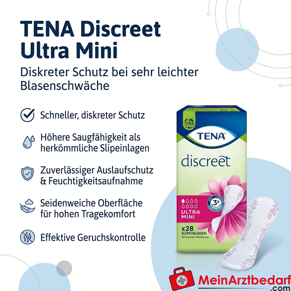 TENA Discreet Ultra Mini Inkontinenz-Einlagen pH-neutral