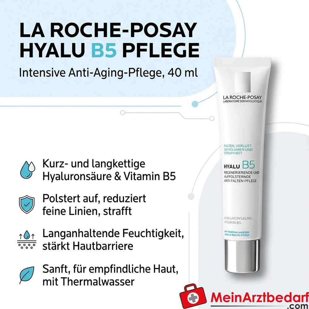 La Roche-Posay HYALU B5 Crème pour le visage à l'acide hyaluronique & vitamine B5 40 ml