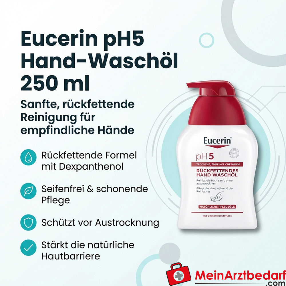 Eucerin pH5 Handwasolie met Dexpanthenol 250 ml
