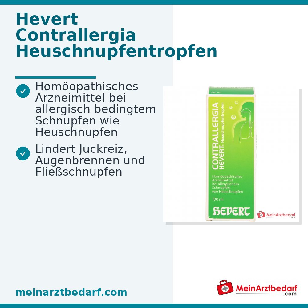 Hevert Contrallergia krople przeciw katarowi siennemu mieszanina, 100 ml
