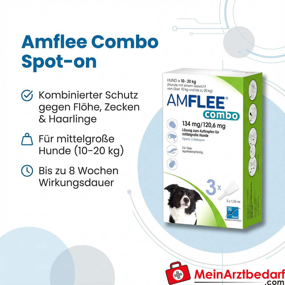 Amflee Combo Hund 10-20kg, 3 St