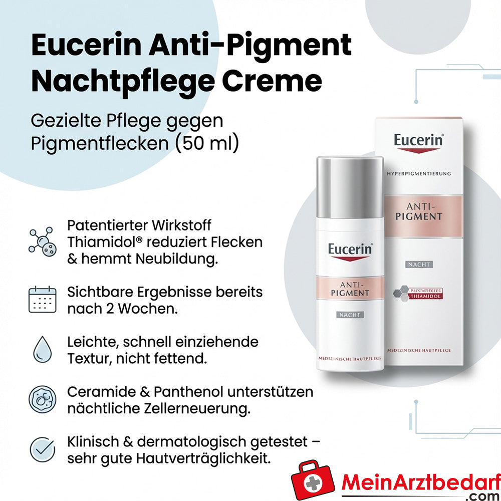 Eucerin Soin de nuit anti-pigmentation Crème Thiamidol 50 ml