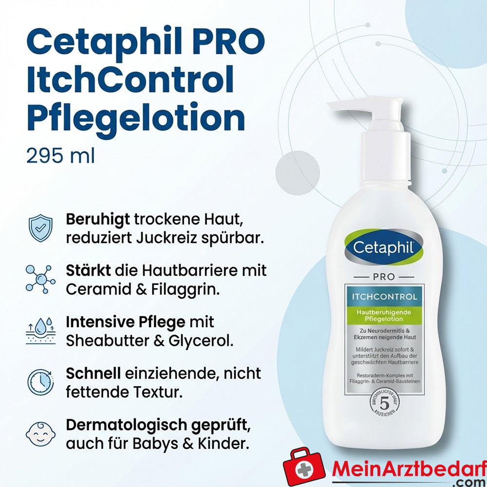 CETAPHIL PRO Jeukstillende Verzorgende Lotion Dexpanthenol Nicotinamide 295 ml