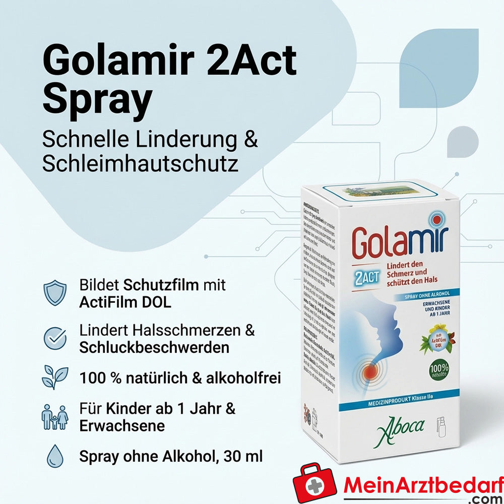 Golamir 2Act Spray ohne Alkohol ActiFilm DOL 30 ml