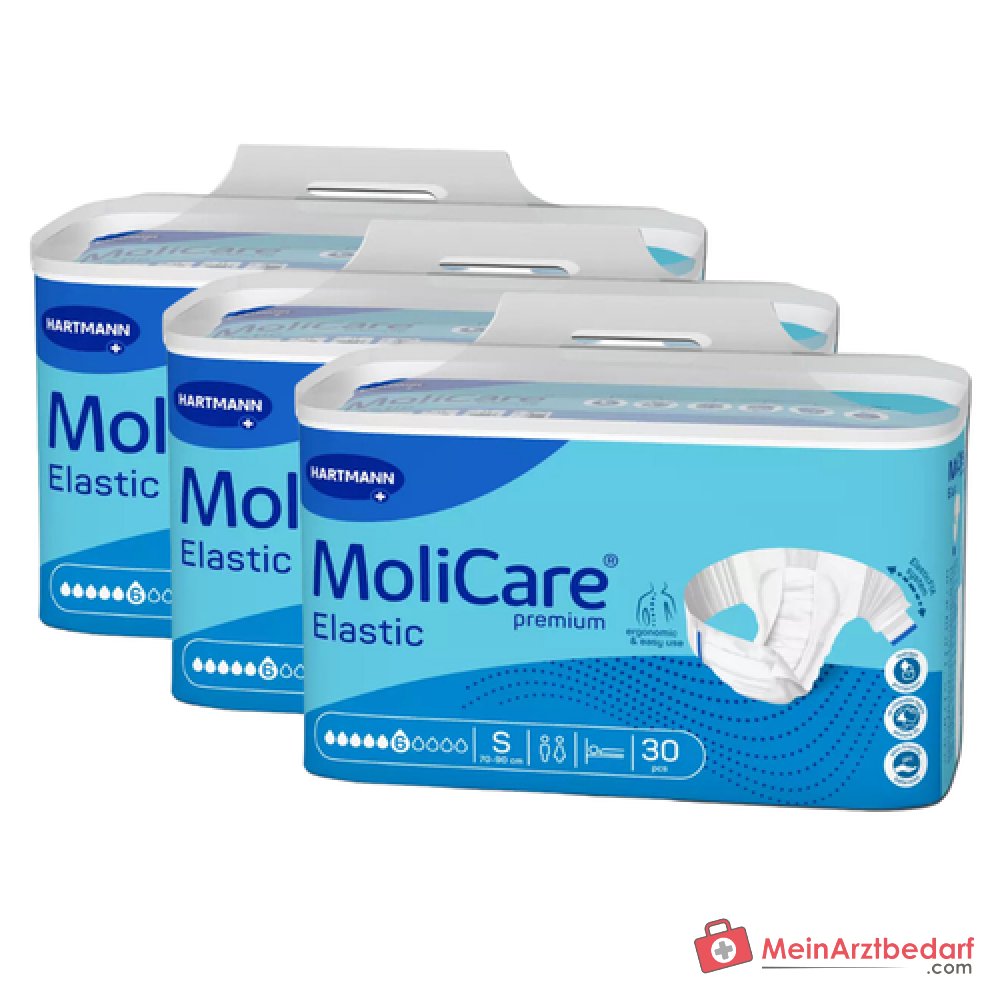 MoliCare Premium Elastische incontinentieslip 5 druppels maat L 30 stuks
