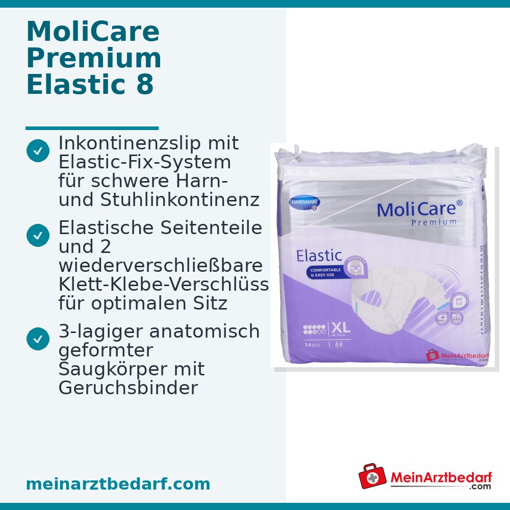 MoliCare Premium Elastische incontinentieslip 8 druppels maat XL