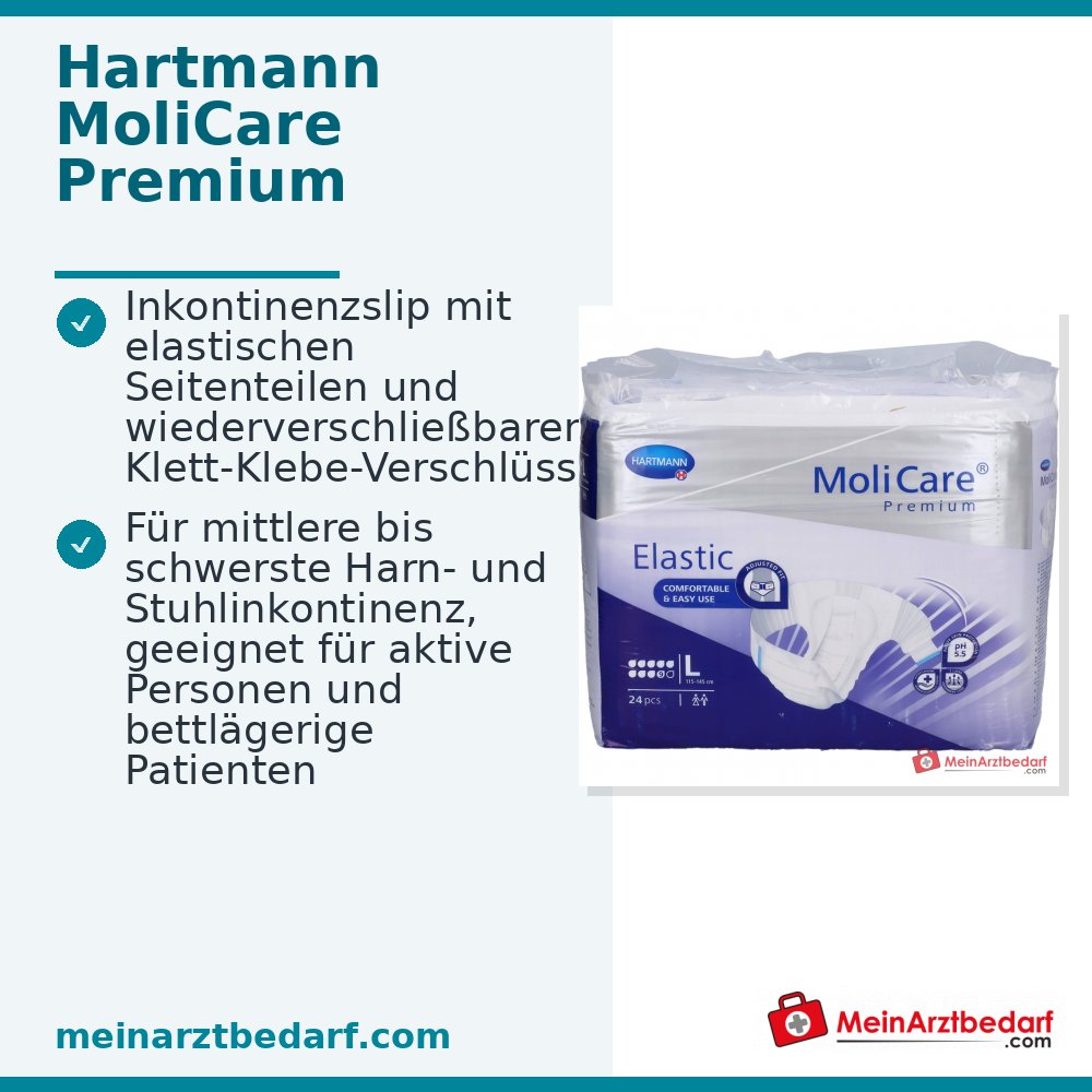 MoliCare Premium Elastic Inkontinenzslip 9 Tropfen Größe L