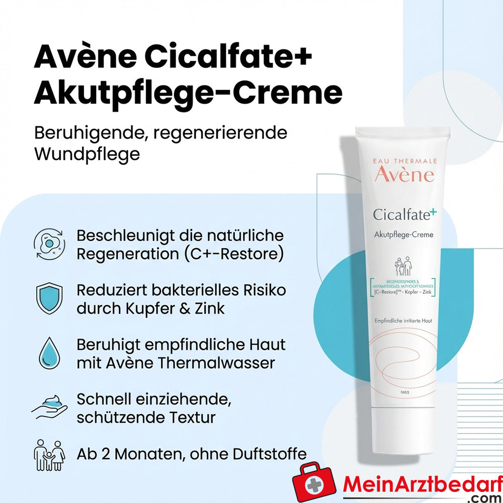 Avène Cicalfate+ Akutpflege-Creme C+-Restore postbiotisch 40 ml