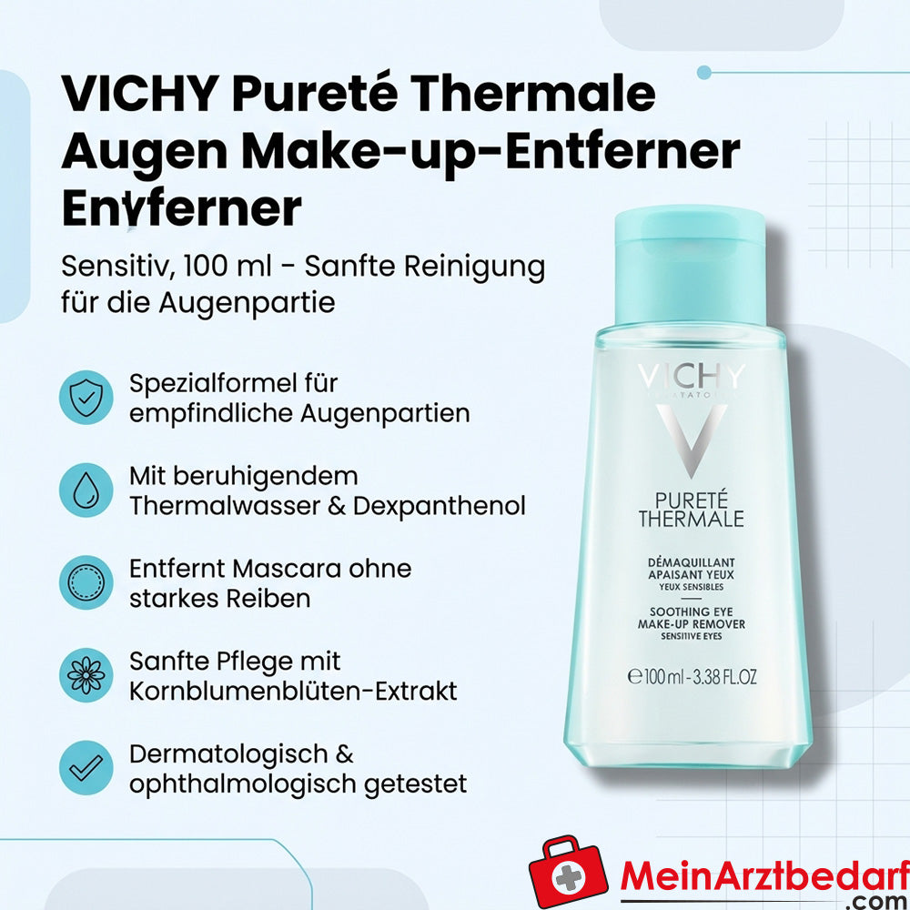 Vichy Pureté Thermale Augen-Make-up-Entferner sensitiv 100 ml