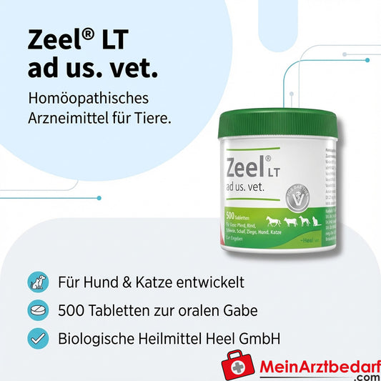 Zeel LT ad us. vet. Tabletten 500 St. homöopathisches Arzneimittel für Hund & Katze