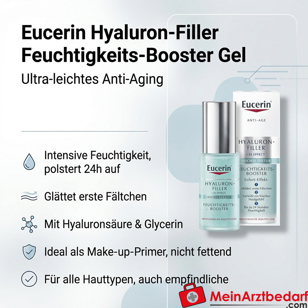 Eucerin Hyaluron-Filler Hydraterende Booster Hyaluronzuur Gel 30 ml
