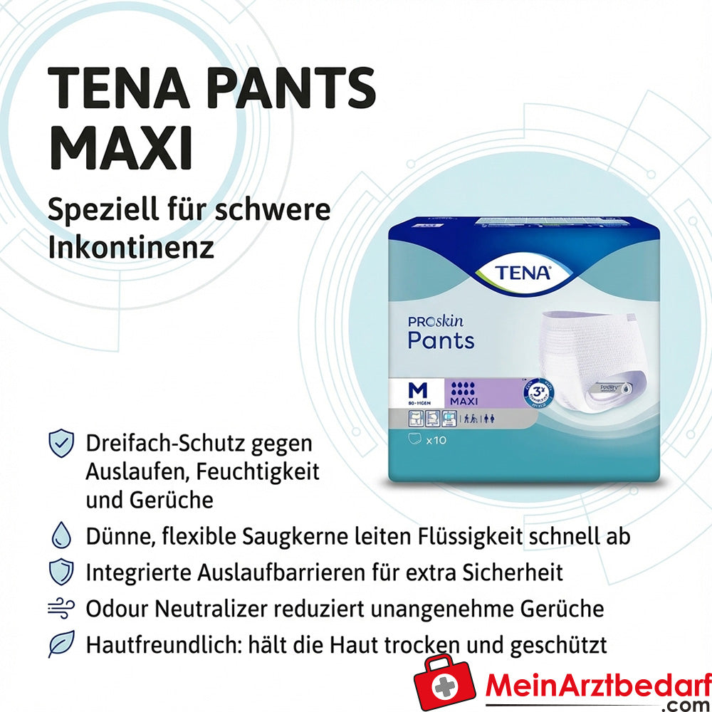 TENA PANTS Maxi Culotte à usage unique taille M pour incontinence forte