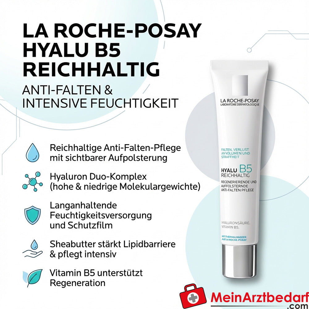 La Roche Hyalu B5 verzorgingscrème rijk aan hyaluronzuur & vitamine B5 40 ml