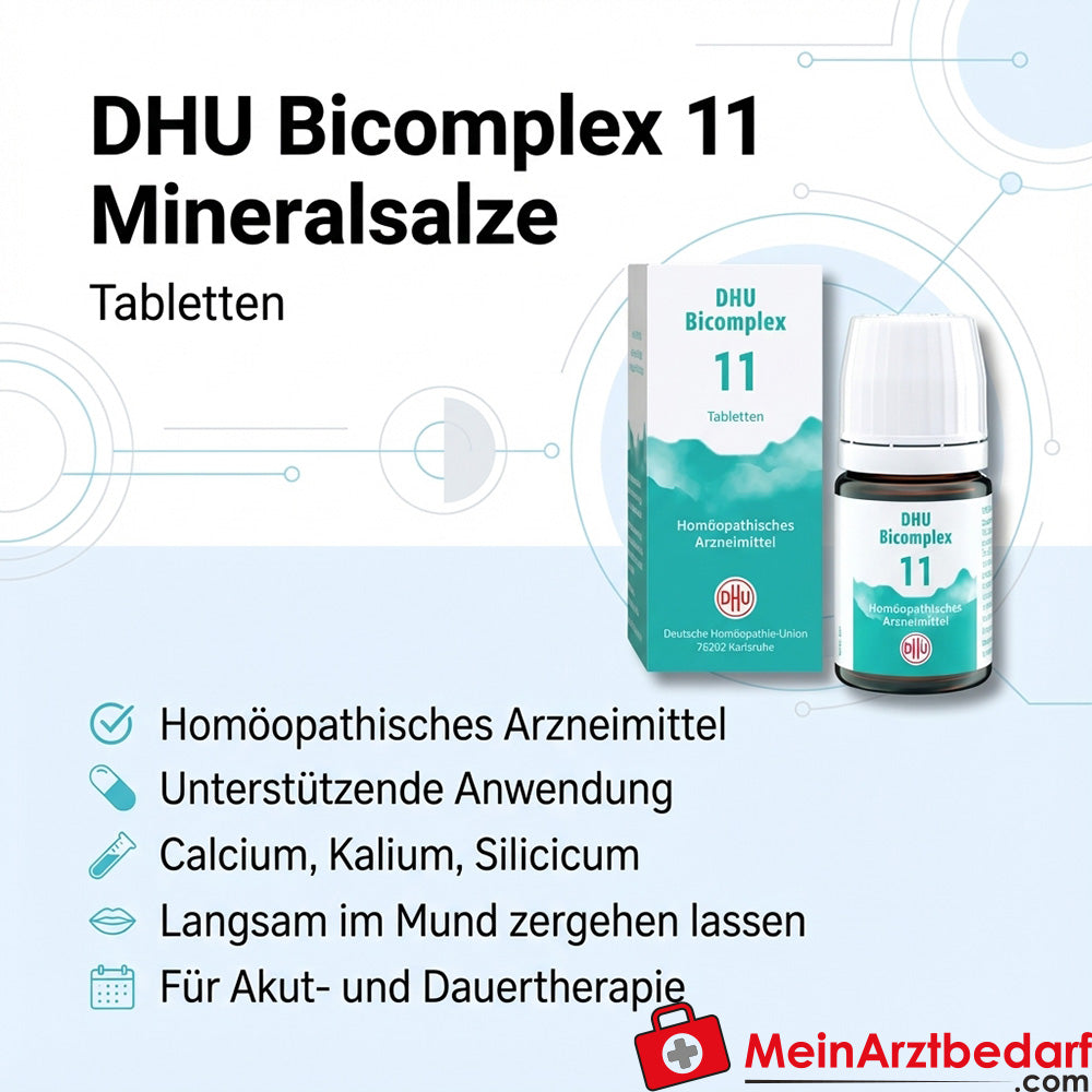 DHU Bicomplex 11 Sali minerali D6/D12 Compresse