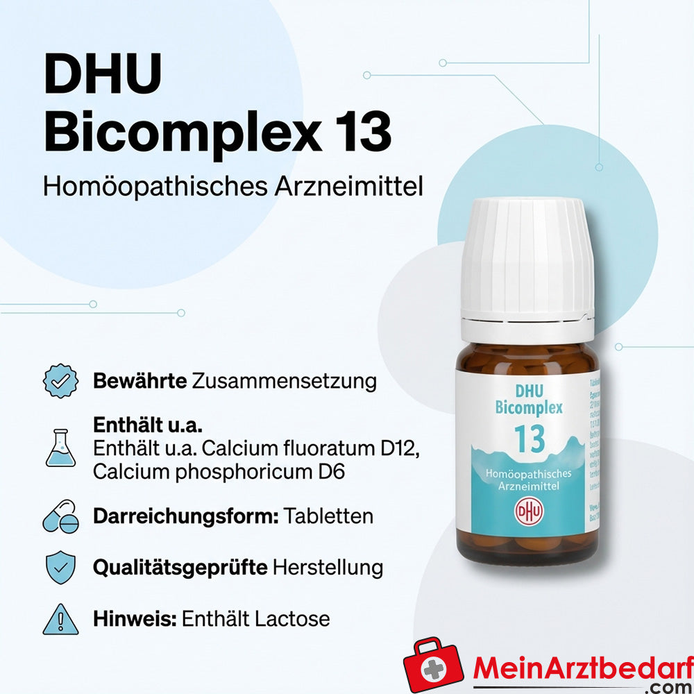 DHU Bicomplex 13 homöopathisches Arzneimittel mit Calcium fluoratum D12 Tabletten