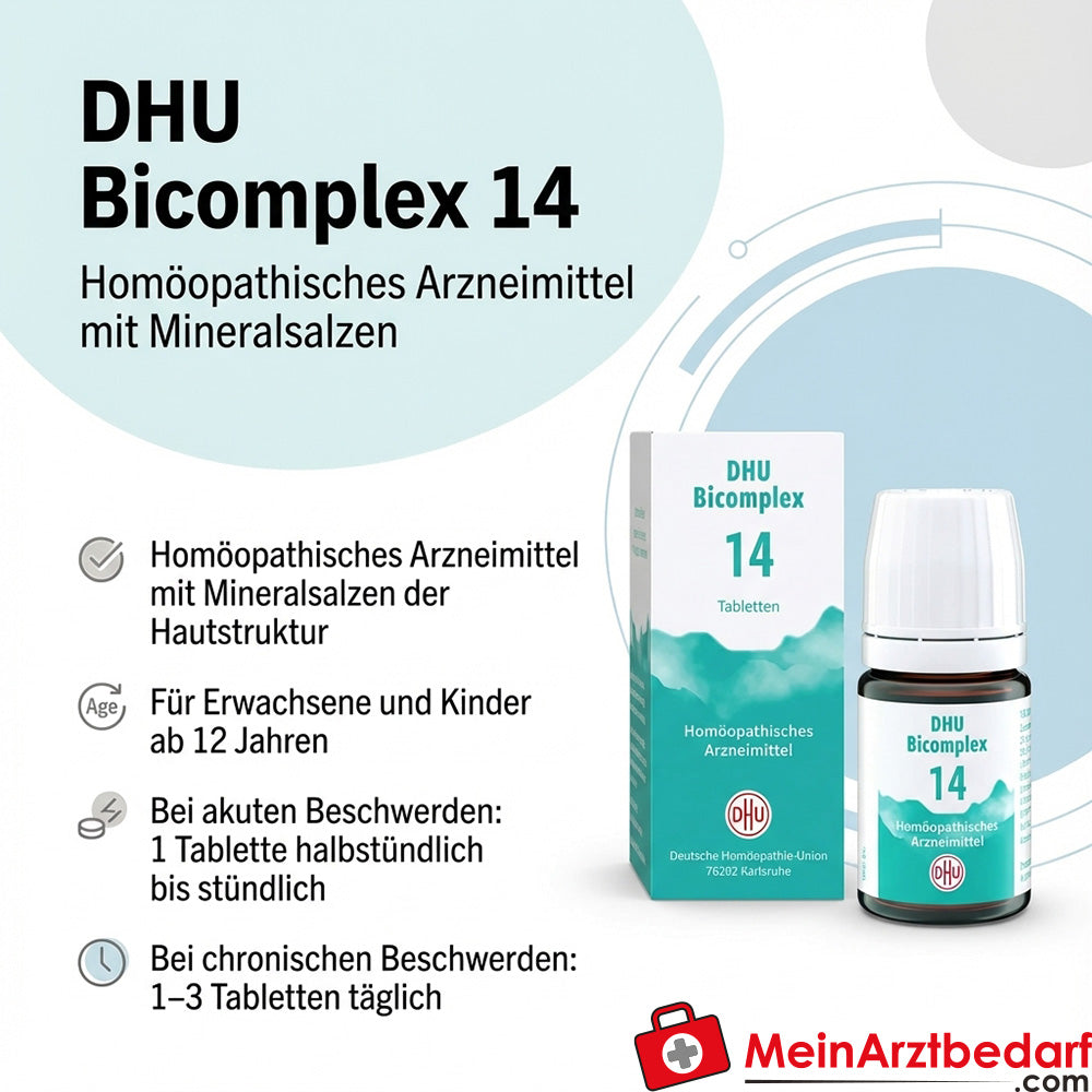 DHU Bicomplex 14 lek homeopatyczny tabletki 150 sztuk