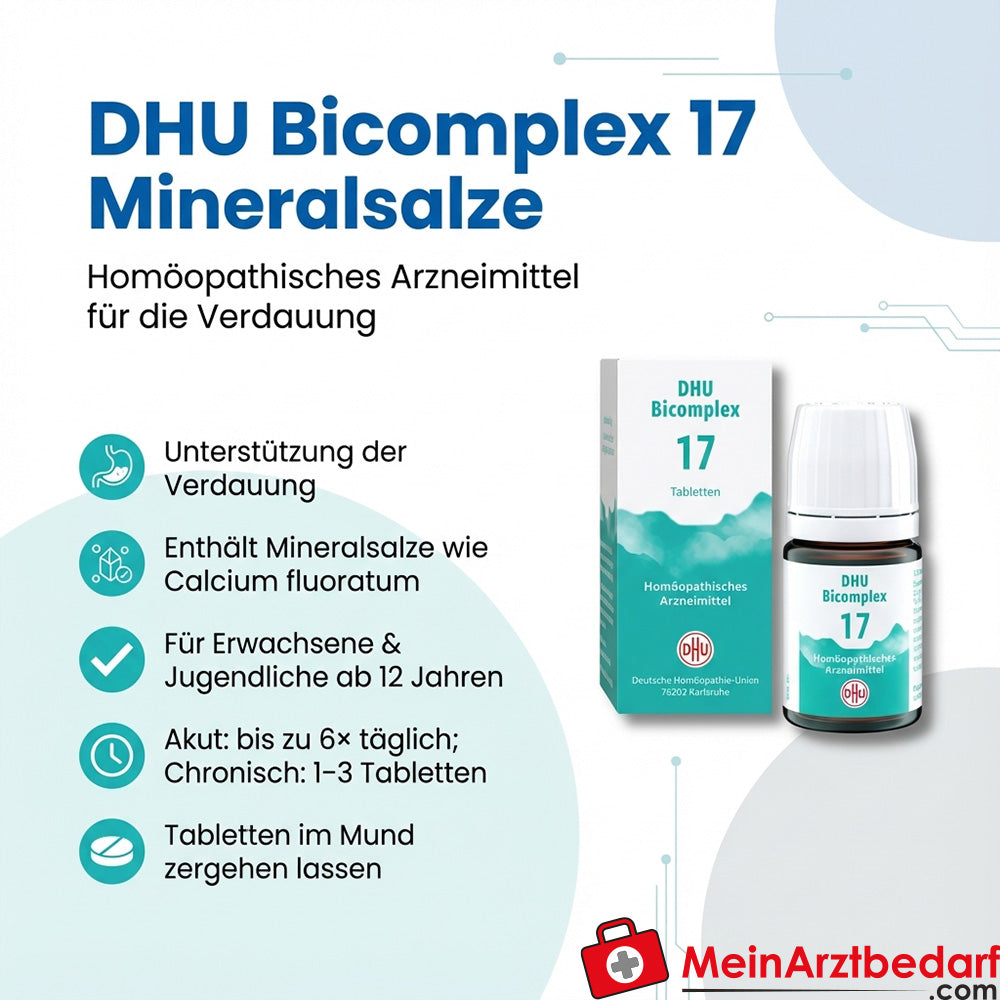 DHU Bicomplex 17 Mineralenzouten Tabletten 150 stuks