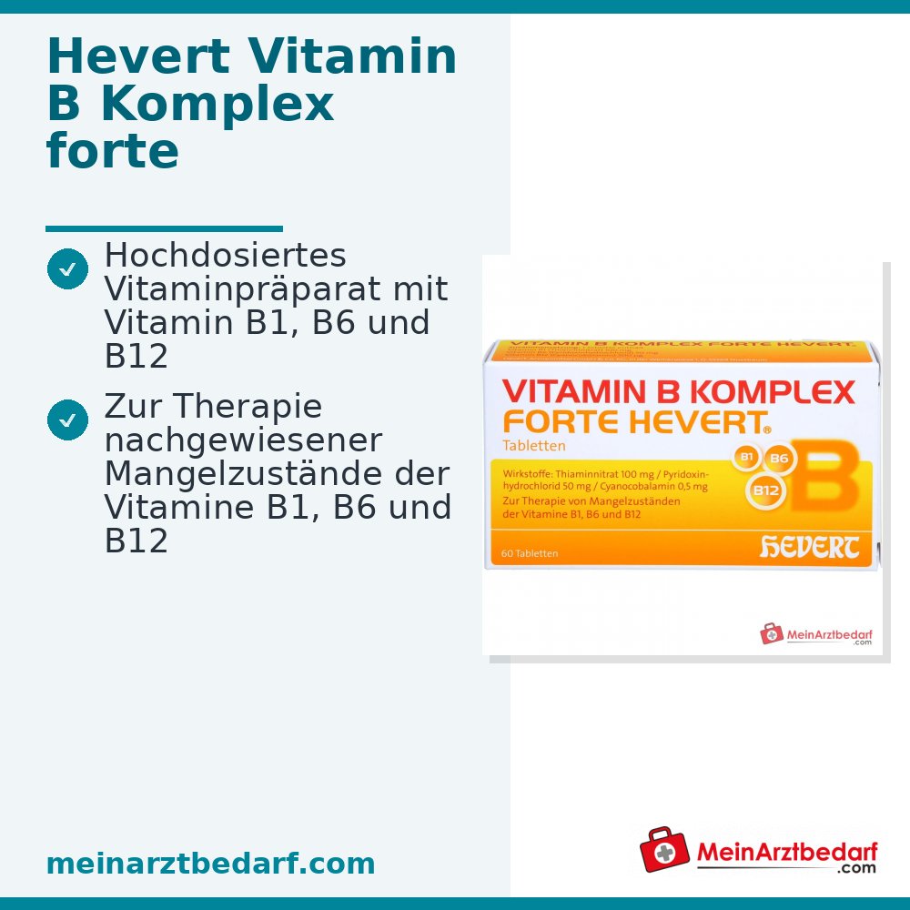 Hevert Vitamin B Komplex forte tabletki, 60 szt.