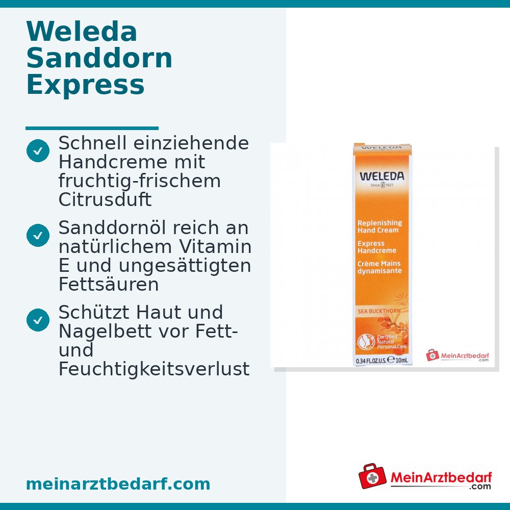 Weleda Crema de Manos Exprés de Espino Amarillo
