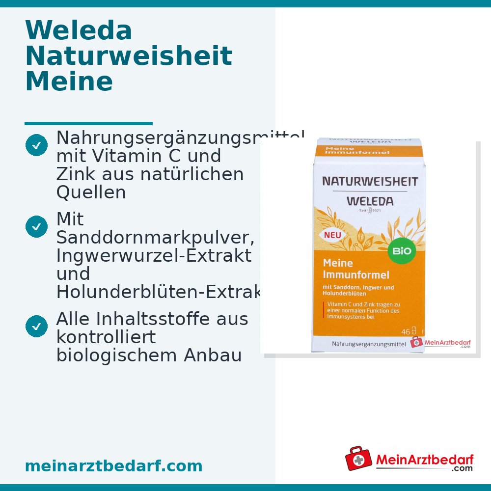 Weleda Saggezza Naturale La Mia Formula Immunitaria Vitamine Capsule, 46 pz.