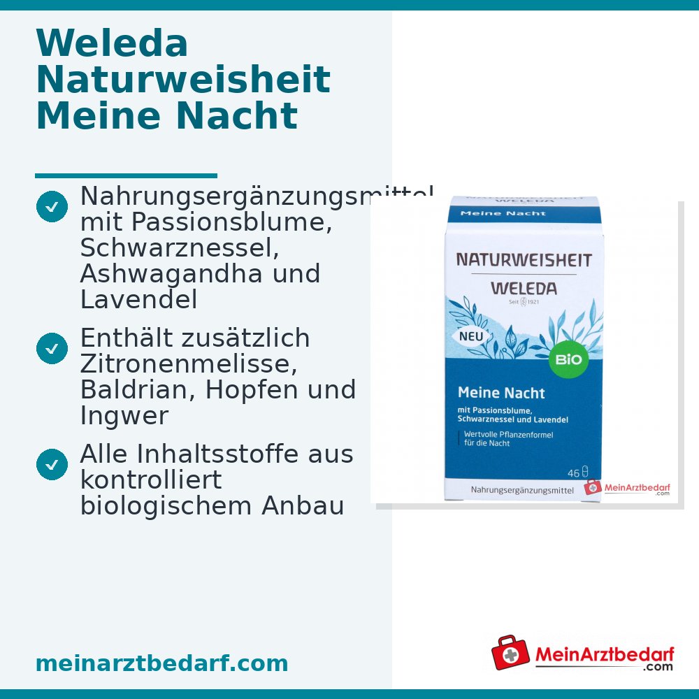 Weleda Naturweisheit Meine Nacht Kapseln, 46 St.