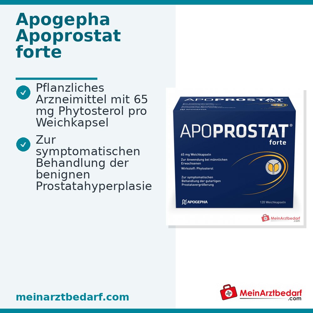 APOPROSTAT forte Phytosterole Weichkapseln 30 Stück