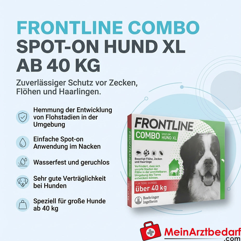 Frontline Combo Spot-on Cane XL da 40 kg 3 pz.