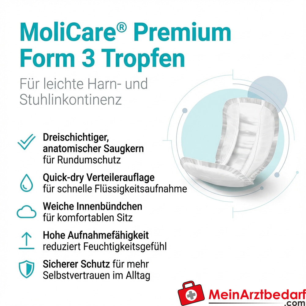 MoliCare Premium Form 3 druppels normaal incontinentieverband