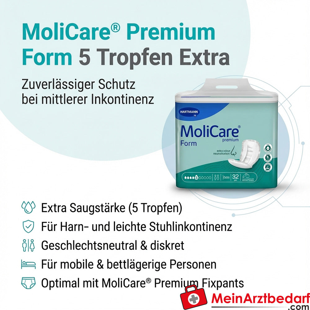MoliCare Premium Form 5 Drops Extra wkładka na nietrzymanie moczu