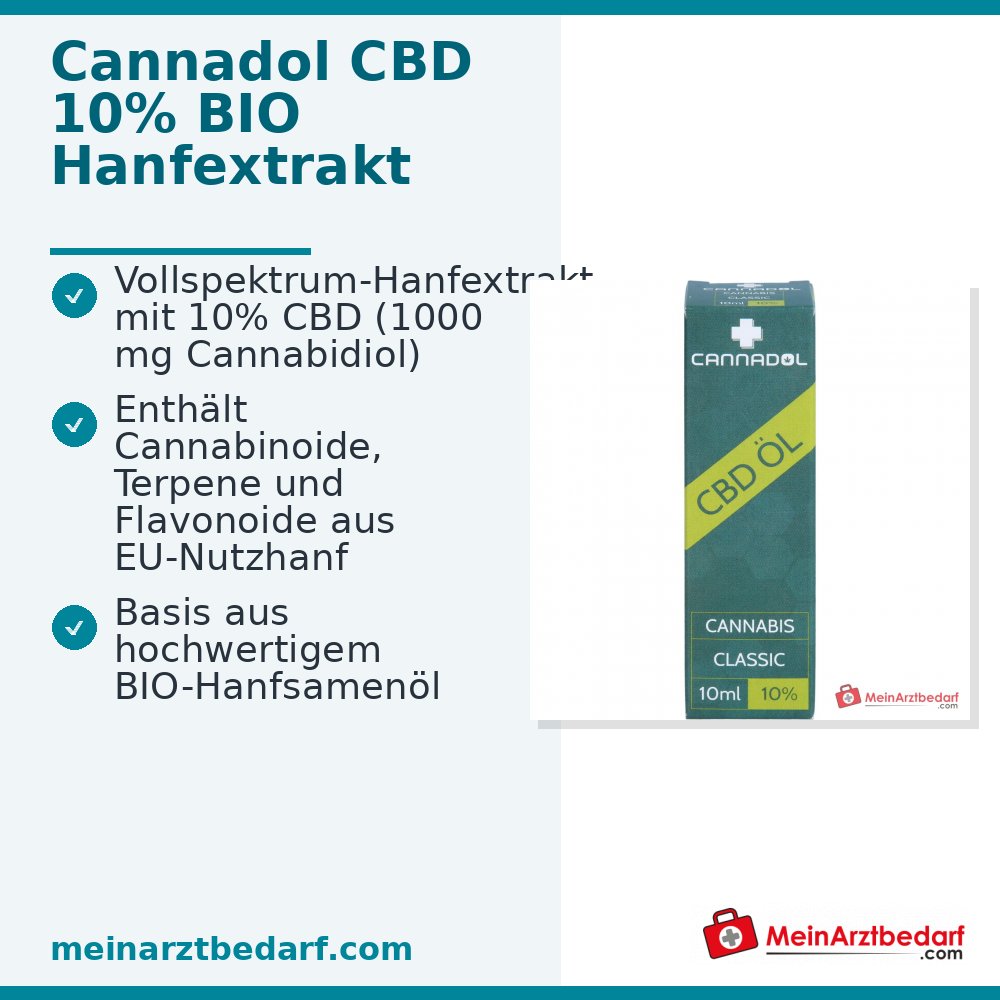 CANNADOL Cannabis Classic 10 % CBD Mundöl