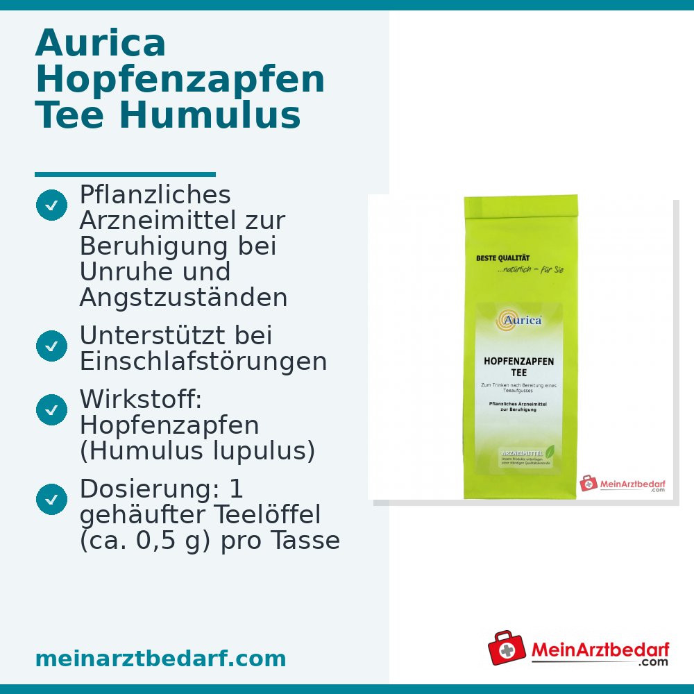 Hopfenzapfentee getrocknete Hopfenblüten Tee, 0,5 g Portion, 40 g