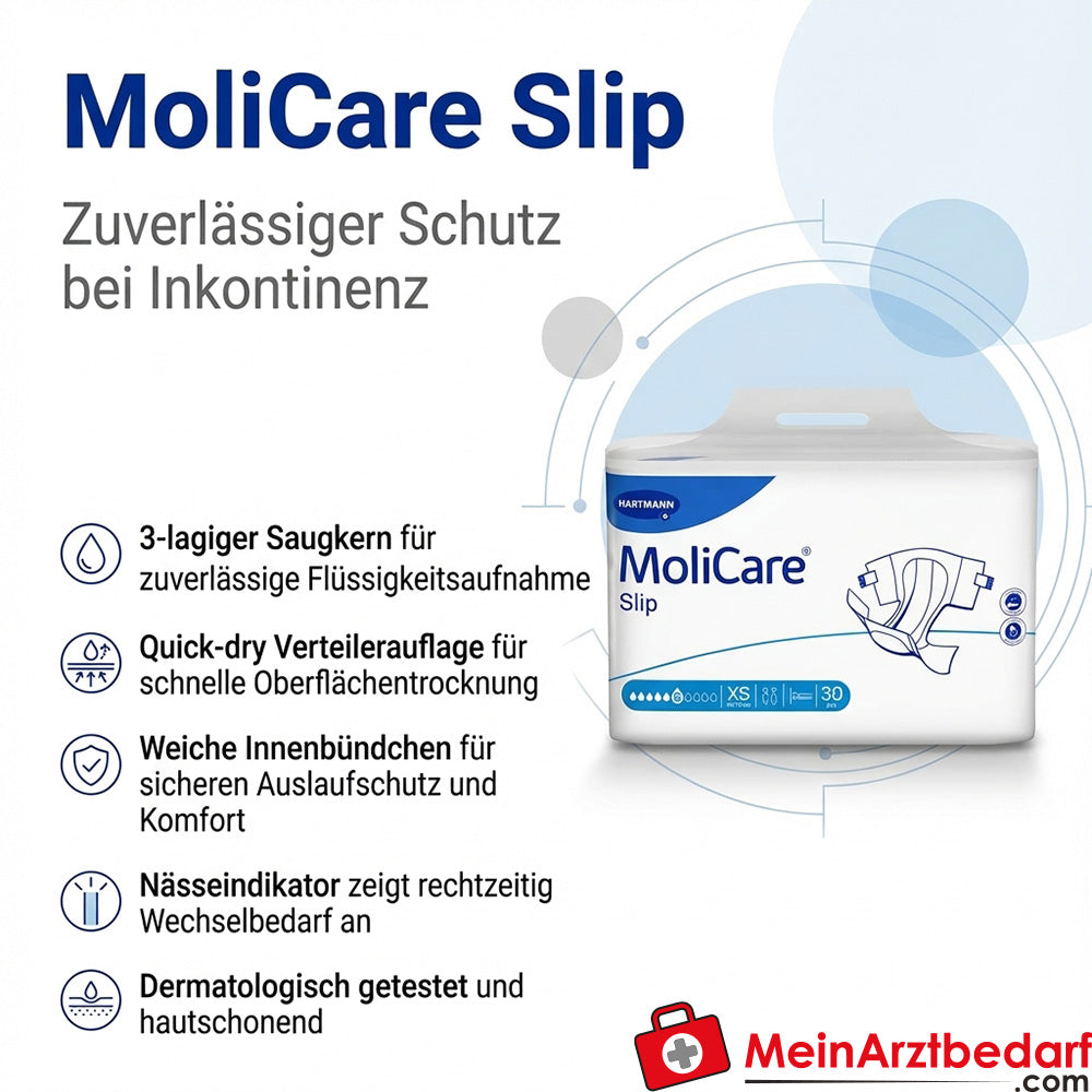 MoliCare Slip onderlegger XS voor lichte tot matige incontinentie