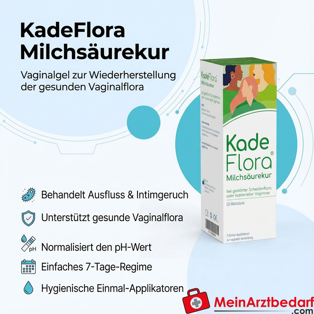 KadeFlora Milchsäurekur (S)-Milchsäure Vaginalgel 7 x 2,5 g