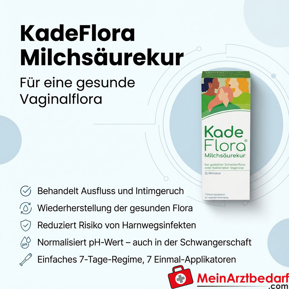 KadeFlora Milchsäurekur (S)-Milchsäure Vaginalgel 7 x 2,5 g