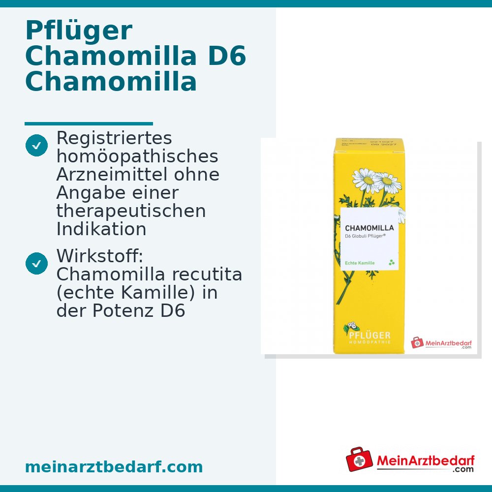Pflüger® Chamomilla recutita D6 Globules 10 g