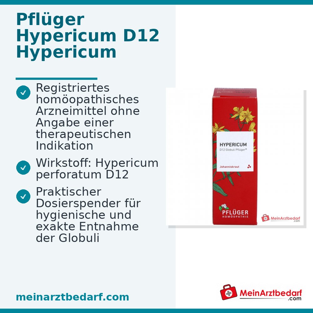 Pflüger Hypericum D12 globuli 10 g