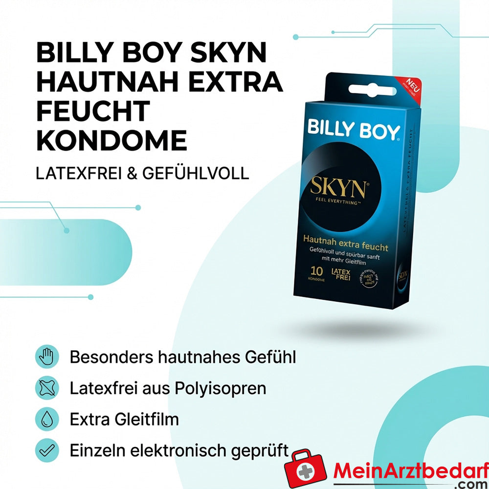 BILLY BOY Skyn Hautnah extra feucht Kondome latexfrei Polyisopren