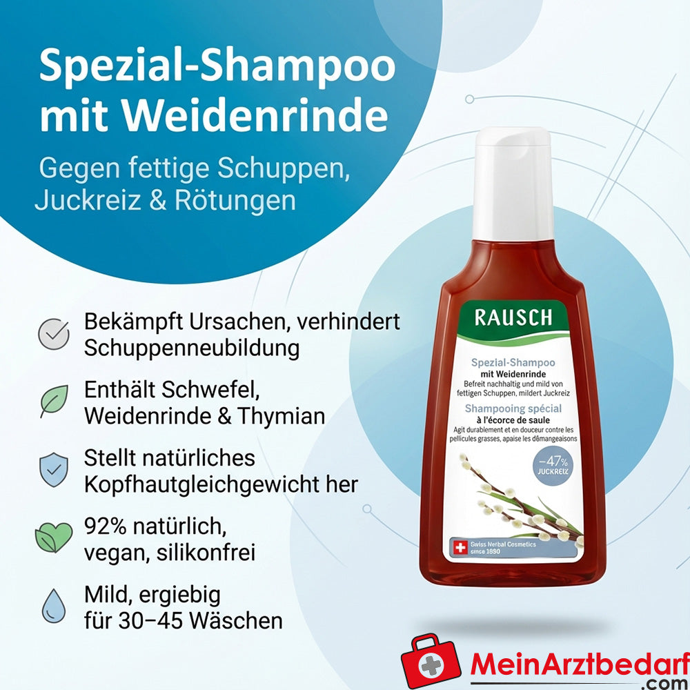 RAUSCH specjalny szampon z korą wierzby (siarka) 200 ml